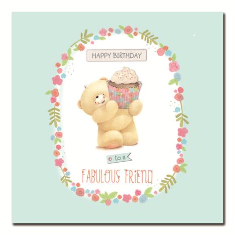 Fabulous Friend Cupcake Forever Friends Birthday Card